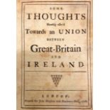 Pamphlet: [Knox (John)] Some Thoughts Humbly offer'd Towards an Union Between Great Britain and