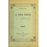 Signed by Andre Gide Gide (Andre). La Porte Etroite.