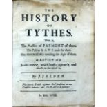 Selden (John) The History of Tythes, sm. 4to [L.] 1618. First Edn.