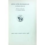 'O tell me all about Anna Livia!' Joyce (James). Anna Livia Plurabelle. Preface by Padraic Colum.