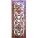 An attractive Oriental woolen Runner,