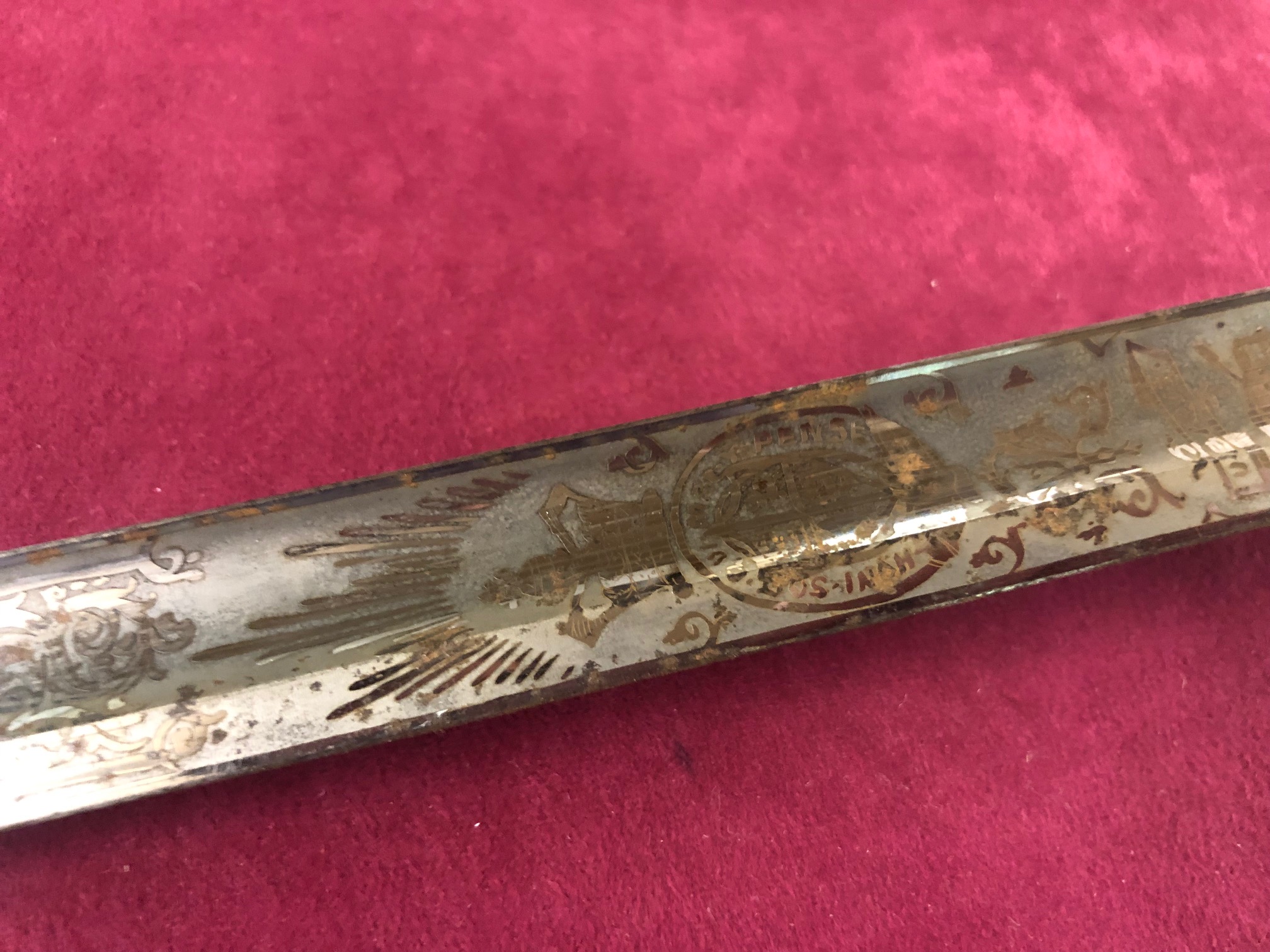 A late 19th Century English Officer's Sword, by Webb & Bonella, Old Bond Street, London, - Image 7 of 11