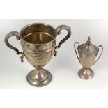 A silver two handled Trophy Cup, Birmingham c. 1920, Schull Regatta Cup Aug.