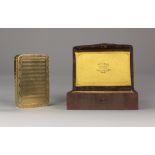 An attractive and fine quality engraved and decorated gold Box, by Gioielli Cazzaniga, Roma,