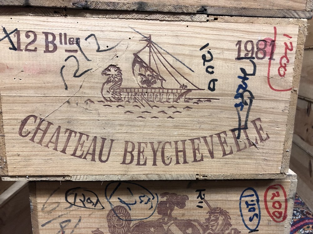 Bordeaux Red 1981 Ch. Beychevelle, one case. - Image 2 of 2