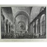 After Antonio Canal Engraved Plates: "Solennita del Corpus Domini durante la Republica di Venezia,
