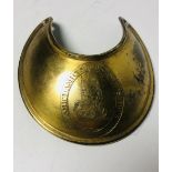 A late 18th Century / early 19th Century gilt bronze French Gorget,