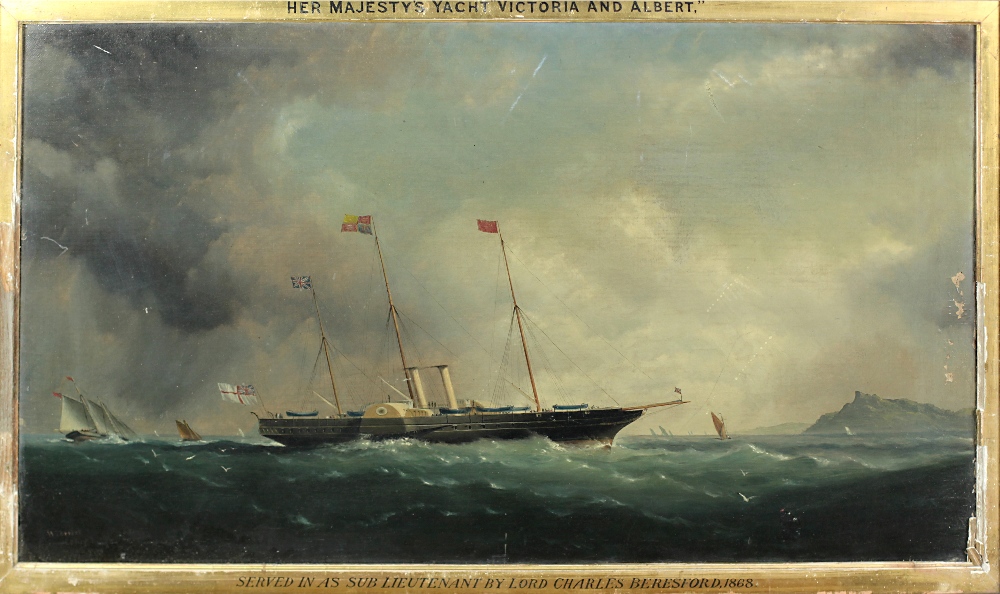 Captain Haughton Forrest (Boulogne 1825 - 1924) "Her Majesty's Yacht Victoria and Albert," O.O.C.