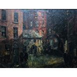 Fergus O'Ryan R.H.A. (1911 - 1989) "Camden Row off Harcourt St., Dublin," O.O.B.