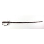 A late 18th Century / early 19th Century steel Turkish Sword,