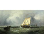 George Mounsey Wheatley Atkinson (1806 - 1884) A pair of attractive large Seascape Paintings