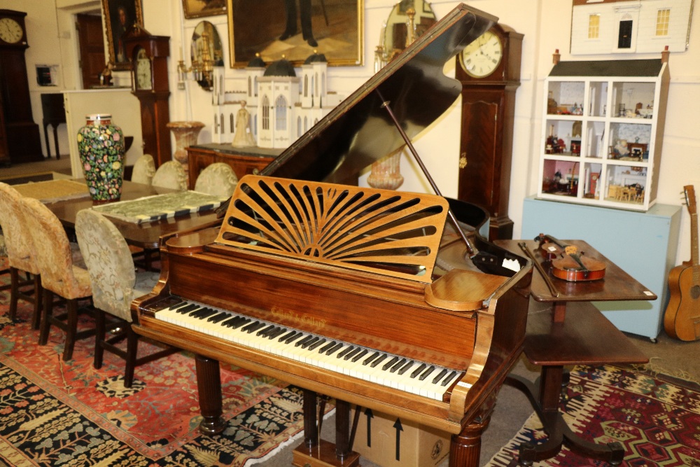 An attractive mahogany cased Boudoir or Baby Grand Pianoforte, by Collard & Collard, London. - Image 4 of 7