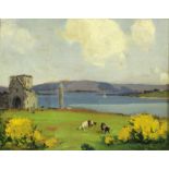 James Humbert Craig, Irish (1877 - 1944) "When the Whins Blooms at Lough Erne," O.O.P.