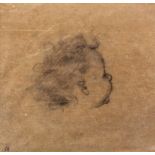 Edward Stott, A.R.A. (1859 - 1918) "Study of a Child's Head," pencil, approx.