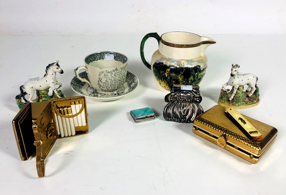 A large collection of varied Items, including Staffordshire, Royal Copenhagen, Copeland,