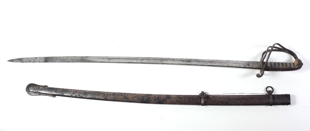 A Georgian period Officers Sword, by Ireland, 11 Ellis Quay,