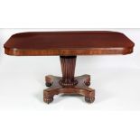 A fine quality William IV Irish mahogany Breakfast Table, in the manner of Williams & Gibton,