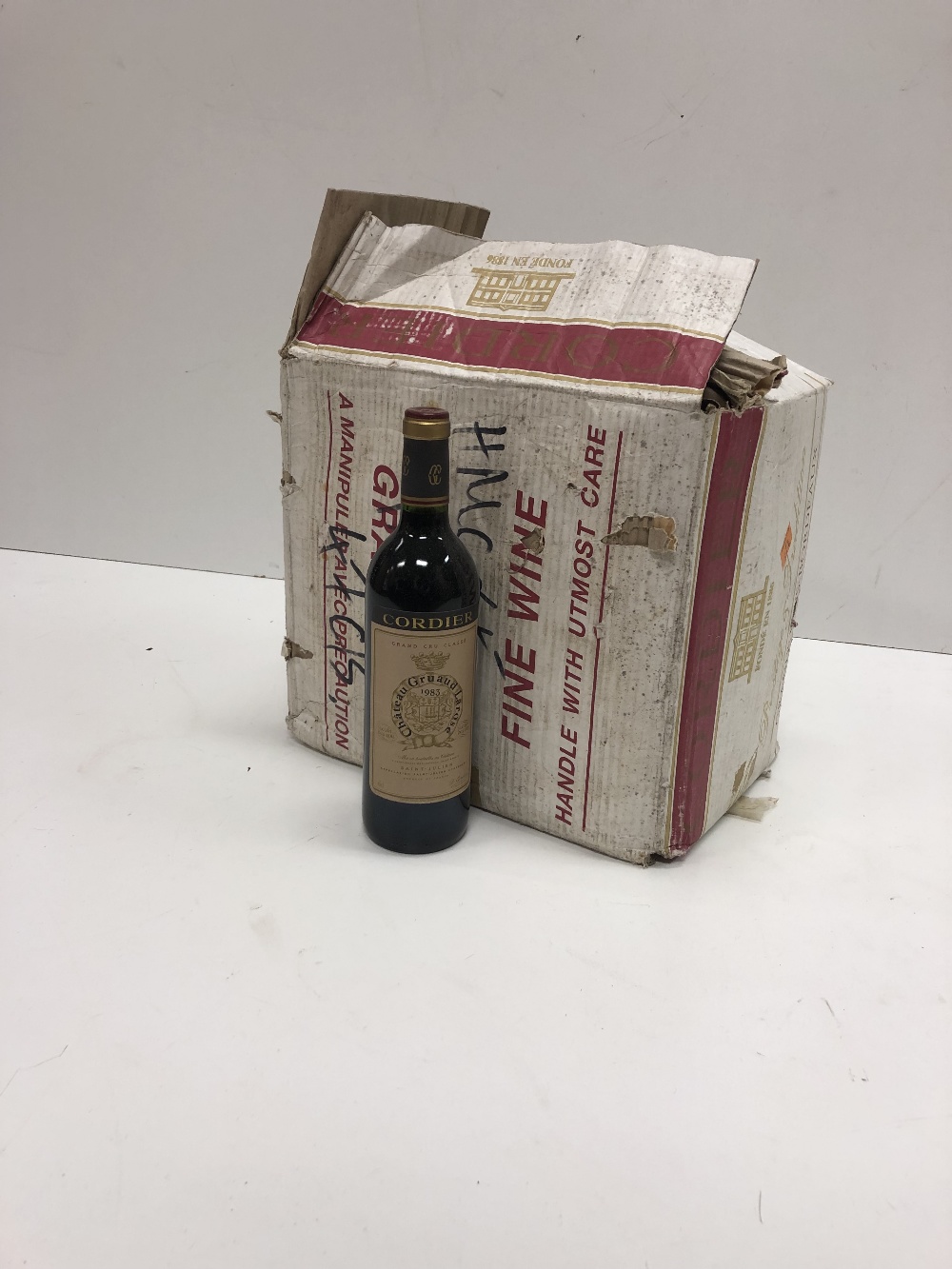 Bordeaux Red 1976 Ch. Gruaud Larose, one case.