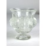 An attractive Lalique opaque glass "Dove" design Bowl, marked on base, 12cms (5") high.