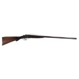 A late 19th Century double barrel Shotgun, with 30" barrels, and another earlier double barrel gun,