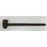 Ethnographical: A late 19th Century / early 20th Century African wooden handled Throwing Club,
