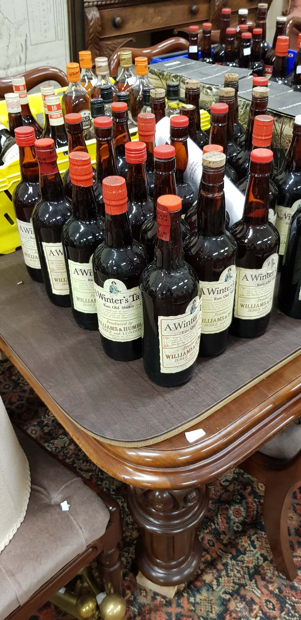 Winters Tale Rare Old Sherry, distributed by Williams and Humbert, approx. 35 bottles.