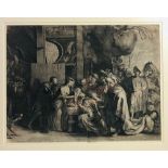 Peter Paul Rubens, Pinxit, 1623 Engraving: "The Nativitiy,