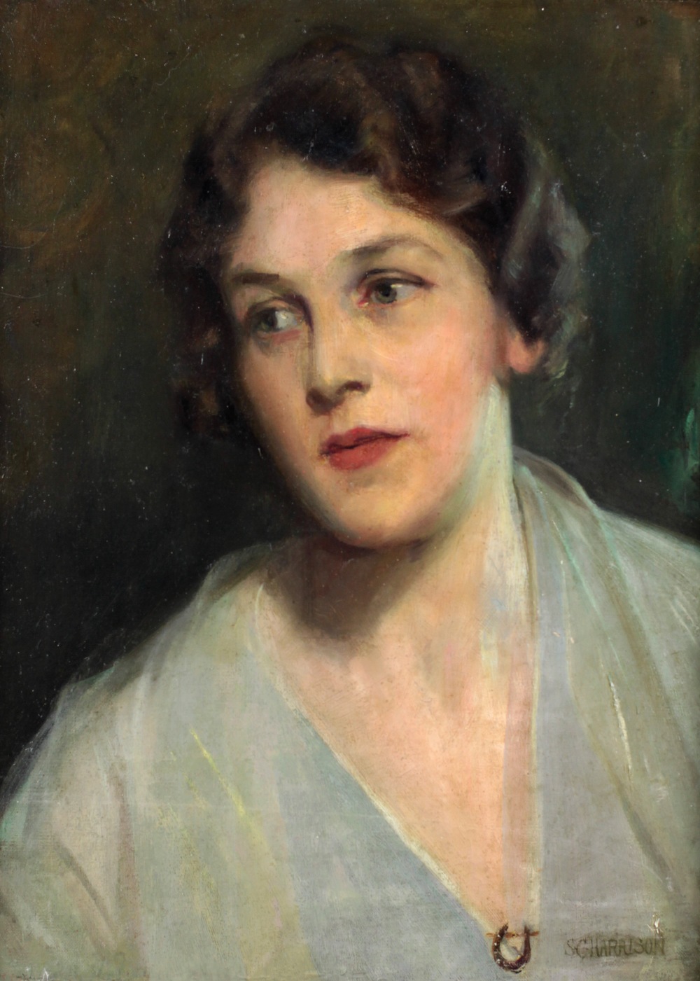 Sarah Cecilia Harrison, Irish (1863 - 1941) "Portrait of Emily McCord," O.O.C.