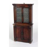 A Victorian mahogany miniature Apprentice Cupboard,