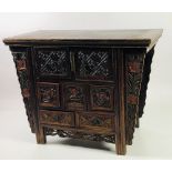 An unusual 19th Century Oriental Altar Table / Chest,