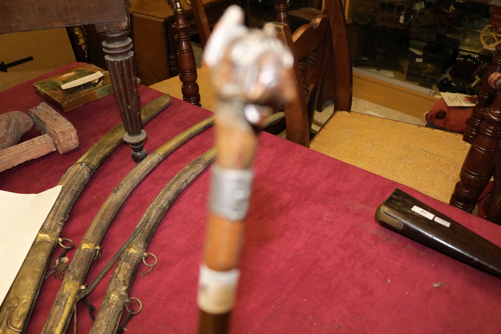 A Victorian period Novelty carved wooden Walking Stick, - Image 5 of 6