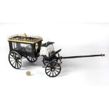 A Victorian style Carriage Hearse Model, by Noel Nutley,