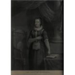 Co. Cork interest: "The Hon.ble Mrs. Aldworth," a fine mezzotint portrait, published by S.