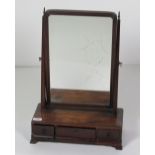 A 19th Century Irish mahogany Dressing Table Mirror,