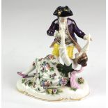 A 19th Century Chelsea anchor mark porcelain Figure,