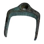 A late 18th Century / early 19th Century heavy brass Rudder Controller, discovered off Hook Head.