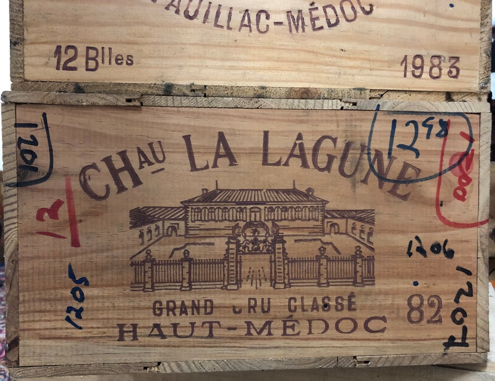 Bordeaux Red 1982 Ch. La Lagune, two cases. - Image 2 of 2