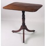 An attractive Regency period rectangular flip top mahogany Table,