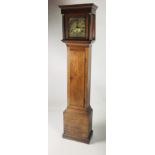 An early 19th Century oak framed Grandmother Clock,