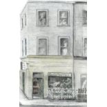 Jane Williams Antique Shops Four various sized watercolours and pen and ink Drawings by Jack