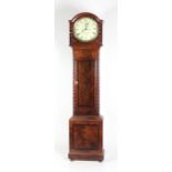 An attractive William IV period mahogany framed Grandfather Clock,