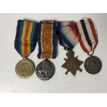 World War One: Medals [Royal Inniskillen Fusiliers] Tate (Pte. J.