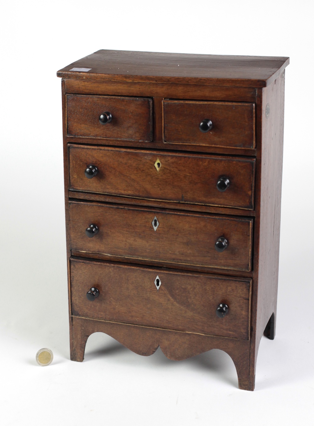 A late Georgian mahogany Chest, - Image 2 of 2