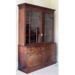 A fine quality Georgian period Irish mahogany Bookcase,