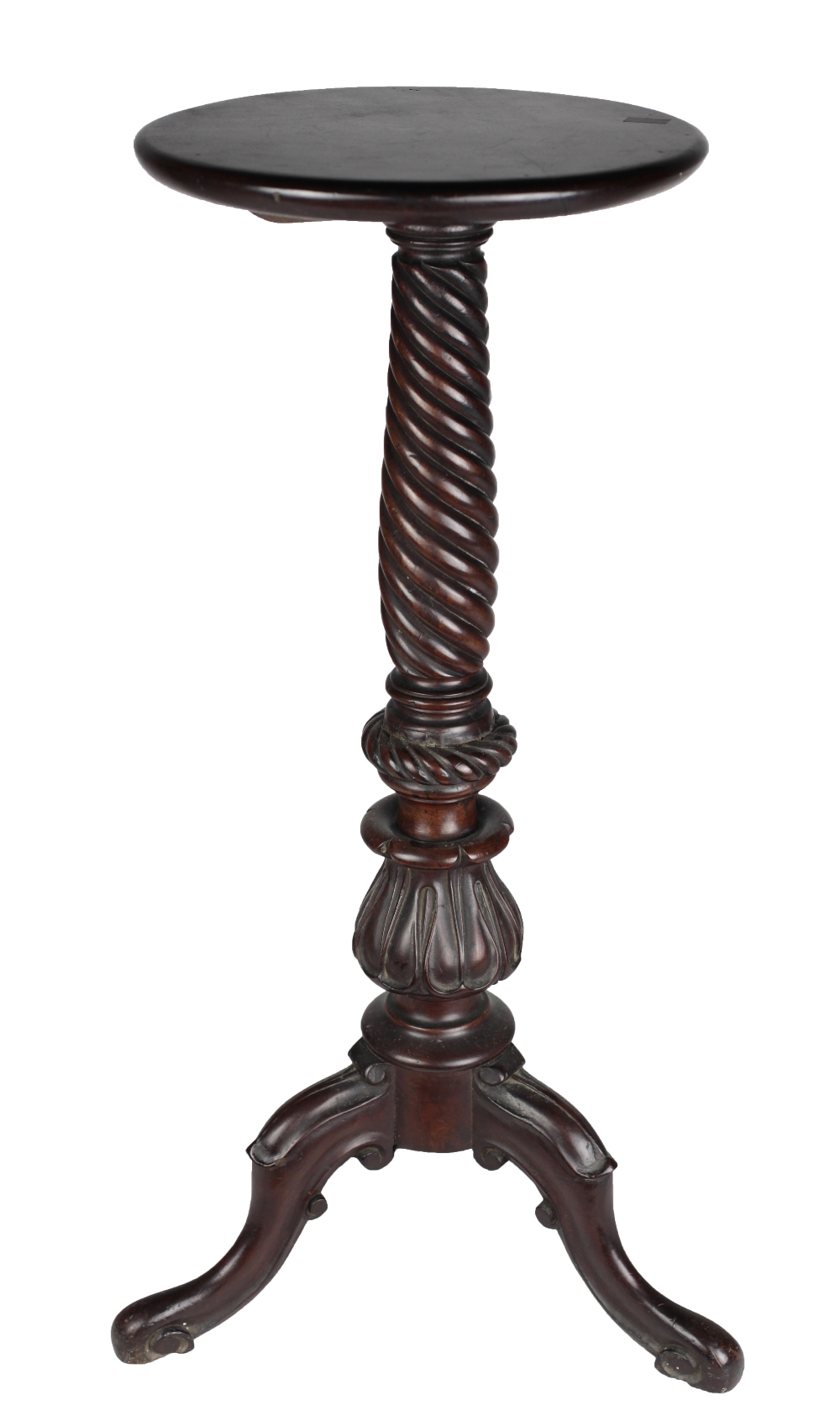 A fine quality 19th Century mahogany tripod Stand,