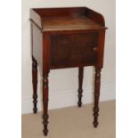 A Victorian mahogany Bedside Pot Cupboard,