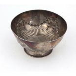 An 18th Century English silver crested Bowl,