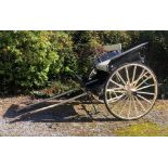 A good 19th Century Back to Back Trap-Railli Car, cob/horse size,