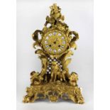 A fine 19th Century French ormolu Mantle Clock, by Réne Frites, Paris,