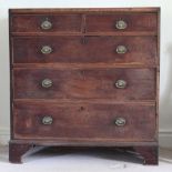 An early 19th Century inlaid mahogany Chest,